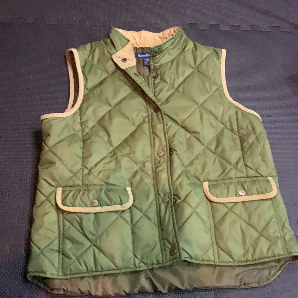 Evan Picone Size Large Green Vest
